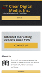 Mobile Screenshot of cleardigitalmedia.com